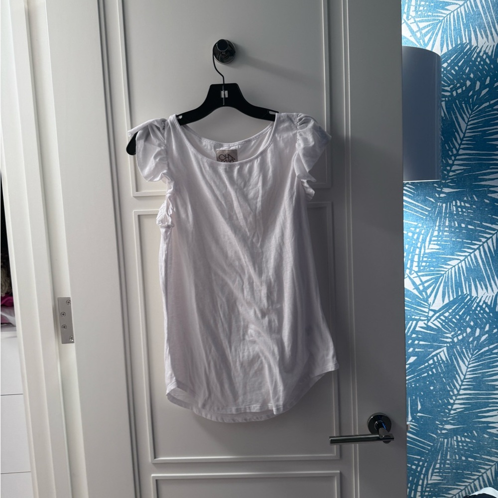 White chaser T-shirt